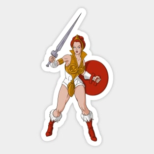 Retro Teela Pose Sticker